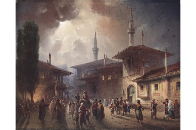 Карло Боссолі. Ханський палац у Бахчисараї, 1857 рік_джерело_wikipedia