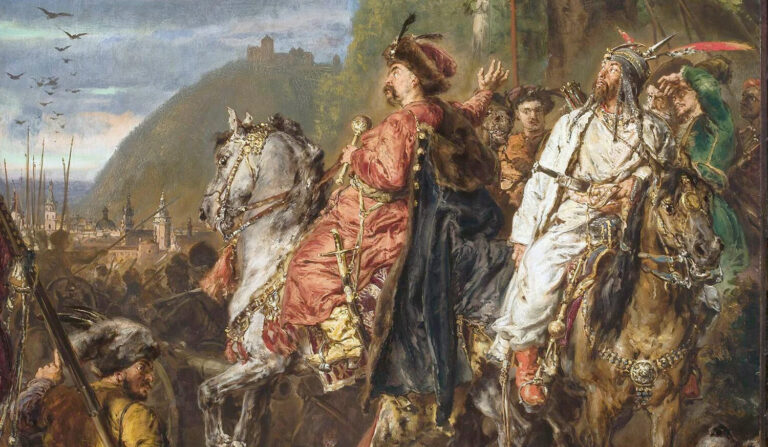 Ян Матейко _Богдан Хмельницький з Тугай-беєм під Львовом_, 1885 рік_фото_wikipedia.org