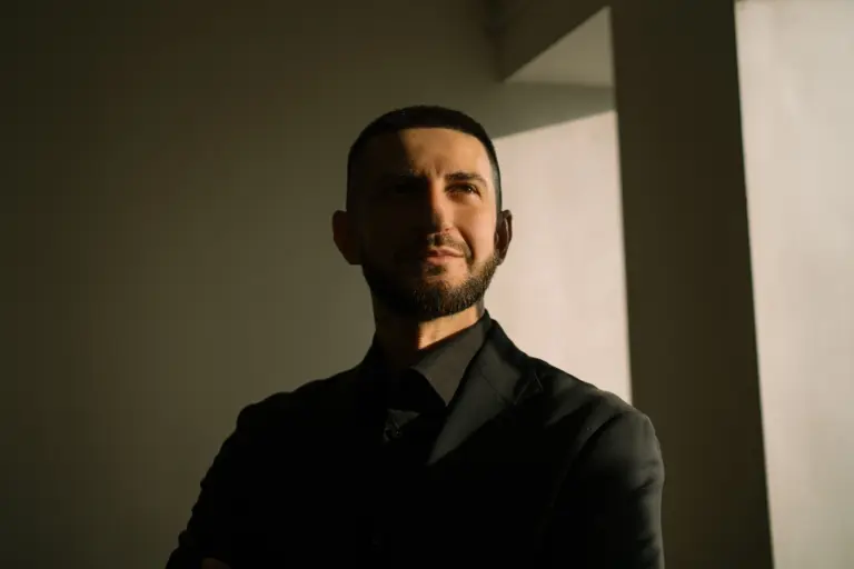 Alim Aliyevniñ portreti. Fotoresim: Hrıstına Kulakovska.